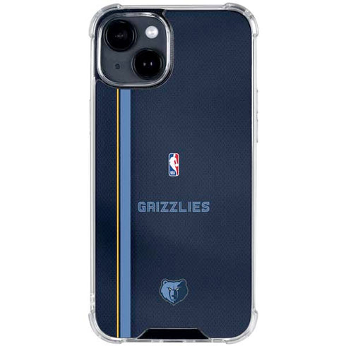 NBA Memphis Grizzlies Jersey iPhone 15 Clear Case